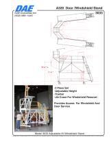 A320 Door /Windshield Stand