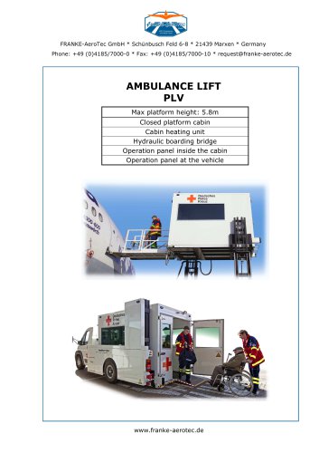 AMBULANCE LIFT PLV