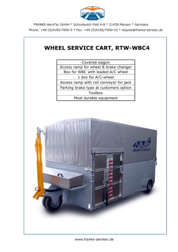 WHEEL SERVICE CART, RTW-WBC4