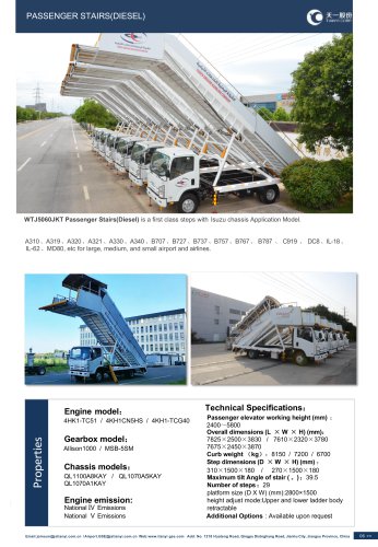 Tianyi Boarding stairs WTJ5060JKT