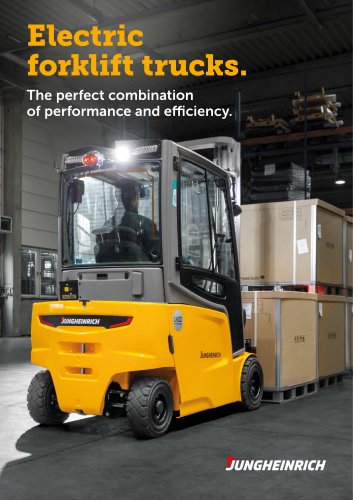 Electric forklift trucks