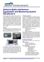 AeroFIS® Enhancements - Airborne Radio Interference Localization and Monitoring System AD-ARLOC II