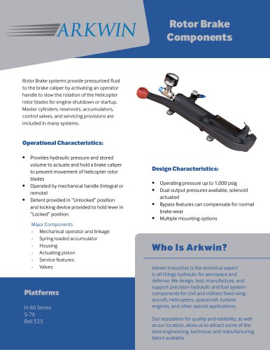 Rotor Brake Components