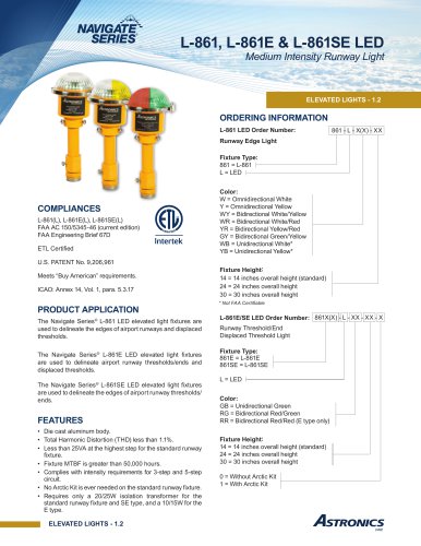 L-861, L-861E & L-861SE LED