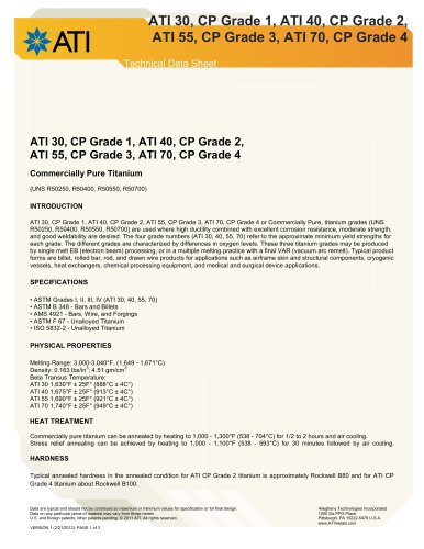 ATI CP Grade 3