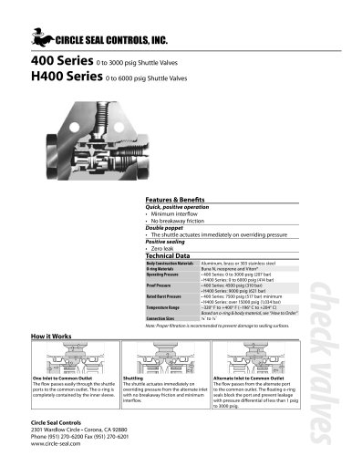 400 Series / H400 Series