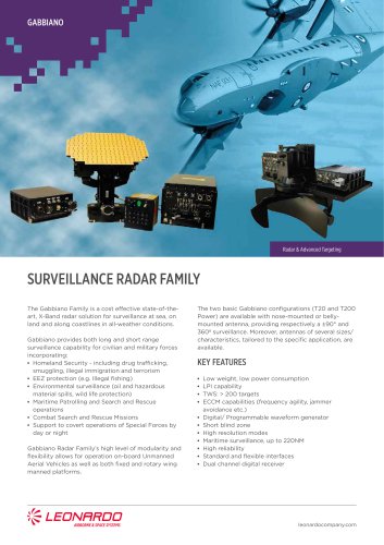 SURVEILLANCE RADAR FAMILY