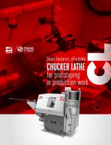 Small-footprint, affordable CHUCKER LATHE for prototyping or production work CL