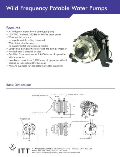 Wild Frequency Potable Water Pumps