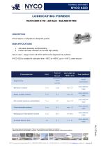 LUBRICATING POWDER NYCO 4223