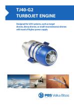 PBS Turbojet engine TJ40-G2