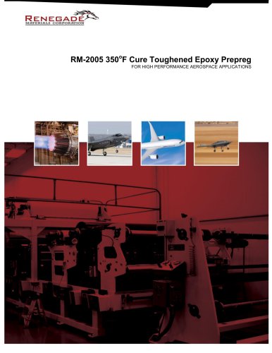 RM-2005 350o F Cure Toughened Epoxy Prepreg