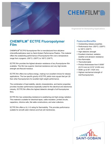 CHEMFILM® ECTFE Fluoropolymer Film