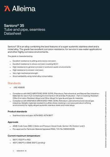 Sanicro&reg; 35