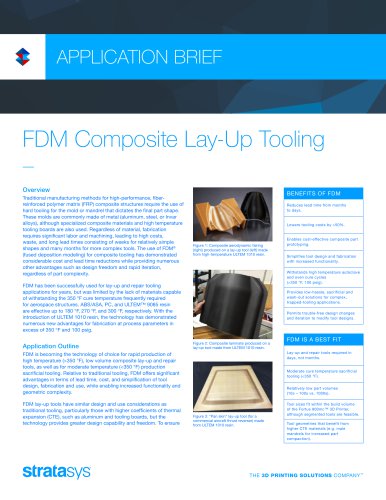 Application Brief: FDM Composite Lay-Up Tooling