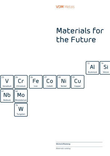 VDM Metals Materials Catalog