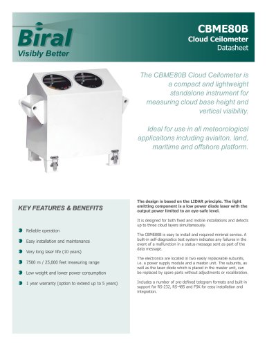 CBME80B Cloud Ceilometer