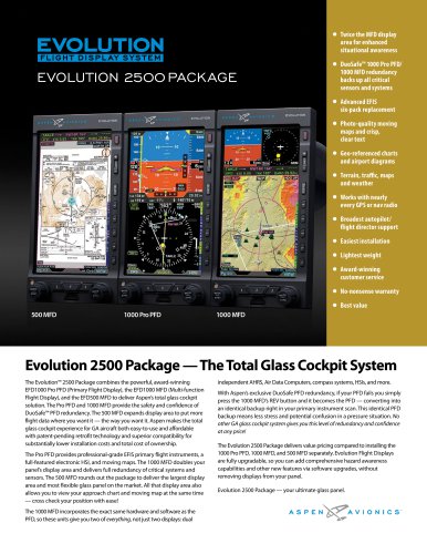 EVOLUTION  2500 PACKAGE