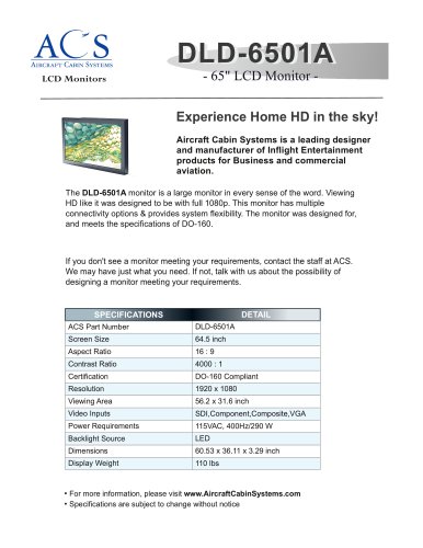 TechSheets-DLD-6501A