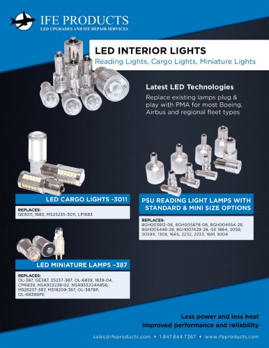 LED INTERIOR LIGHTS