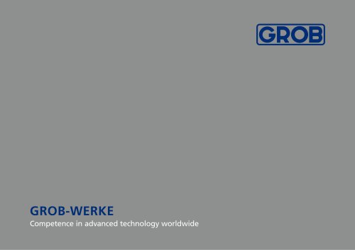 GROB Group brochure