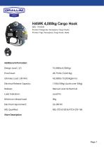 HAWK 4,000kg Cargo Hook