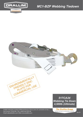MC2/BZP - Webbing Tie Down