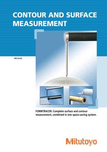 Contour & Surface Measurement