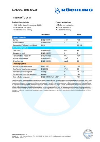 SUSTARIN® C GF 25