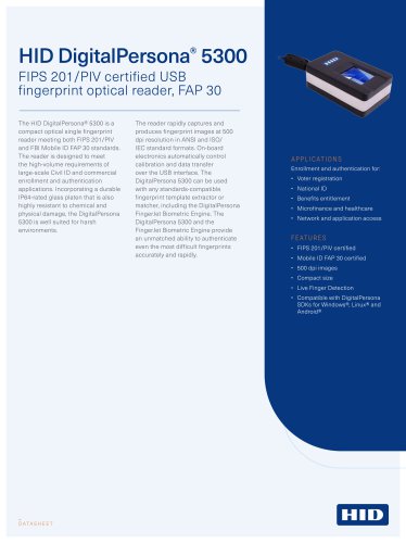 DigitalPersona® 5300