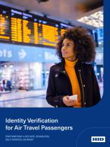 Identity Verification for Air Travel Passengers Brochure