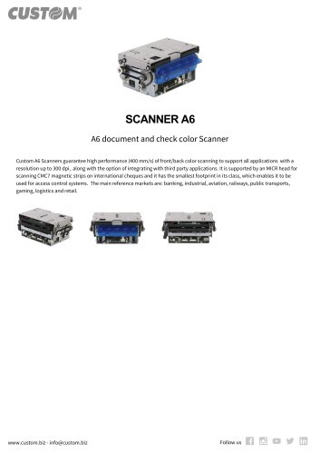 SCANNER A6