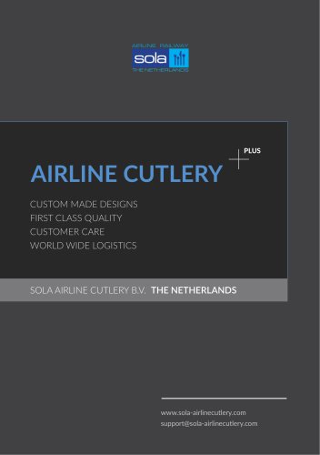 Sola Airline/Railway Cutlery brochure 2020