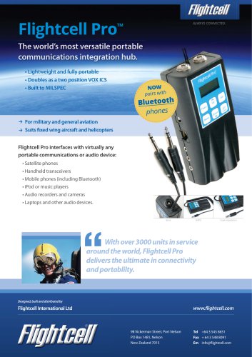 Flightcell Pro Brochure