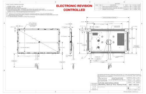 32" HD Bulkhead Display