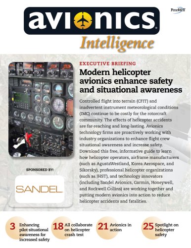 Modern helicopter avionics enhance safety and situational awareness