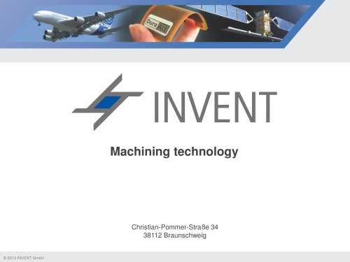 Company presentation - machiningtechnology