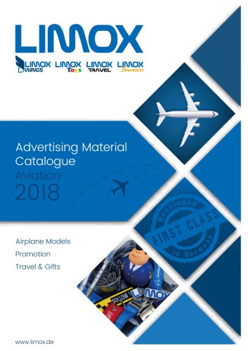 Advertising Material Catalogue Aviation 2018