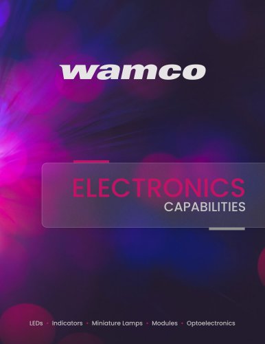  Electronics Capabilities Catalog 