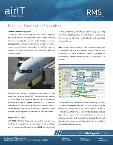 Resource Planning and Allocation