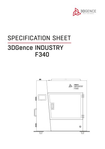 3DGence INDUSTRY F340