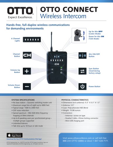 OTTO CONNECT Wireless Intercom