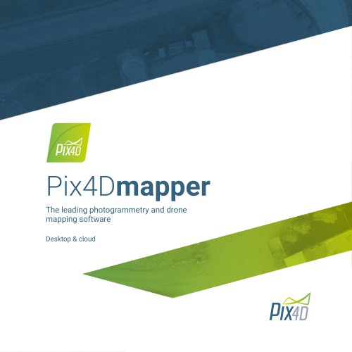 Pix4Dmapper - Leading photogrammetry and drone mapping software