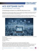 ACS SOFTWARE SUITE ACS ENTERPRISE® SOFTWARE