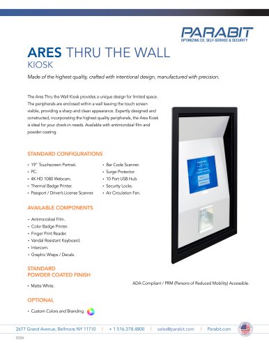 ARES THRU THE WALL KIOSK