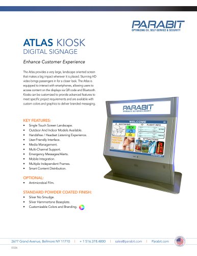 ATLAS KIOSK DIGITAL SIGNAGE