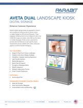 AVETA DUAL LANDSCAPE KIOSK DIGITAL SIGNAGE