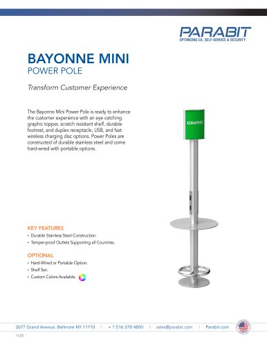 BAYONNE MINI POWER POLE