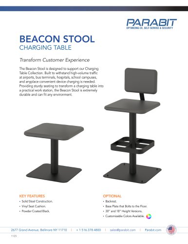 BEACON STOOL CHARGING TABLE