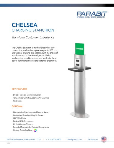 CHELSEA CHARGING STANCHION
